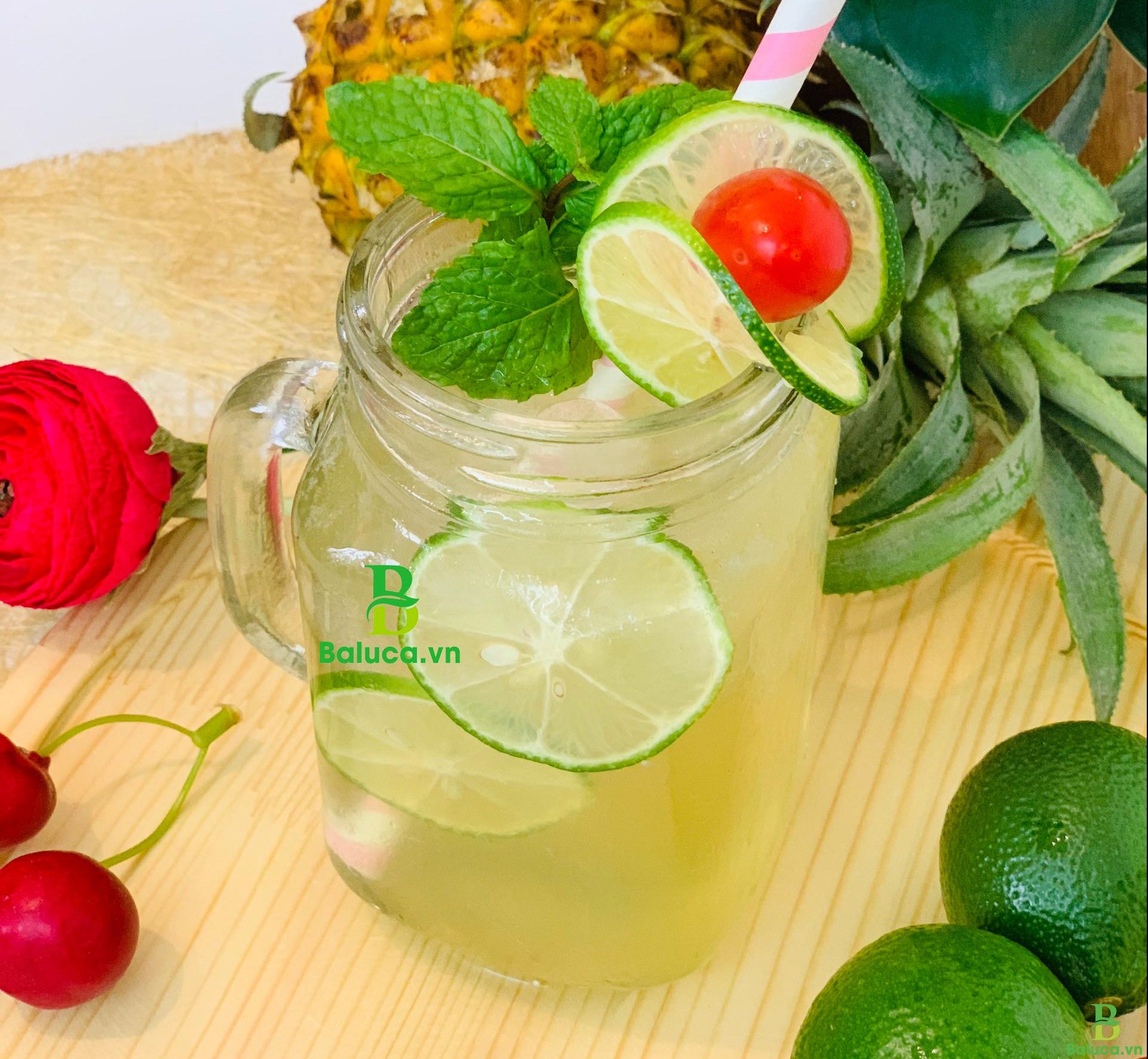 cách pha trà chanh