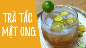 Cách pha trà quất mật ong