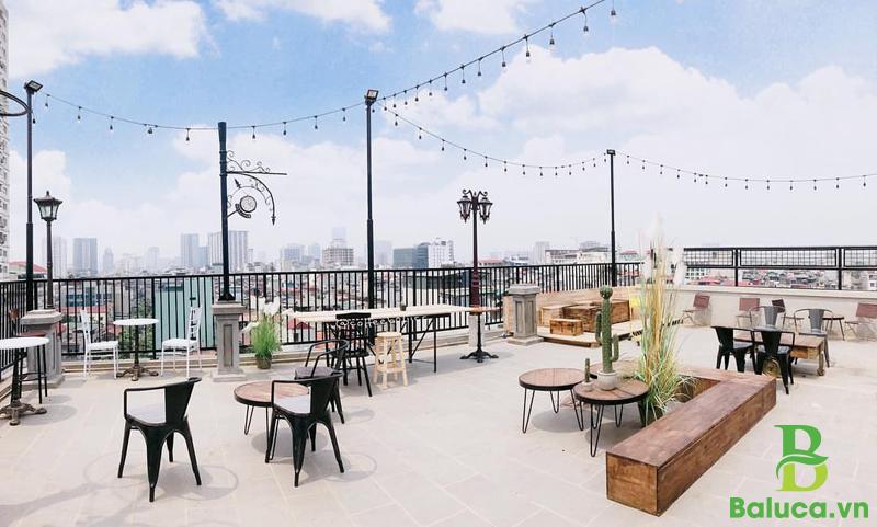 Thiết kế quán trà sữa ở quê