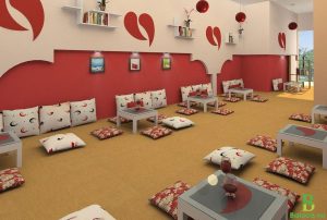 Thiết kế quán trà sữa ở quê